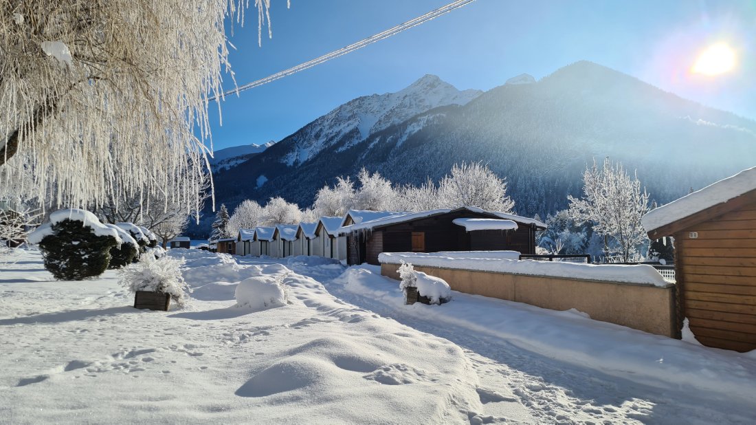 Le Camping sous la neige