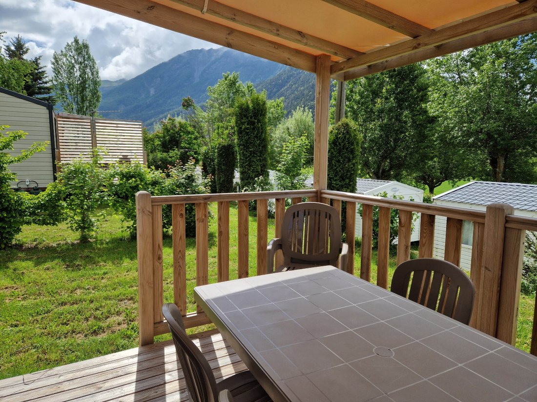 terrasse Mobil home premium